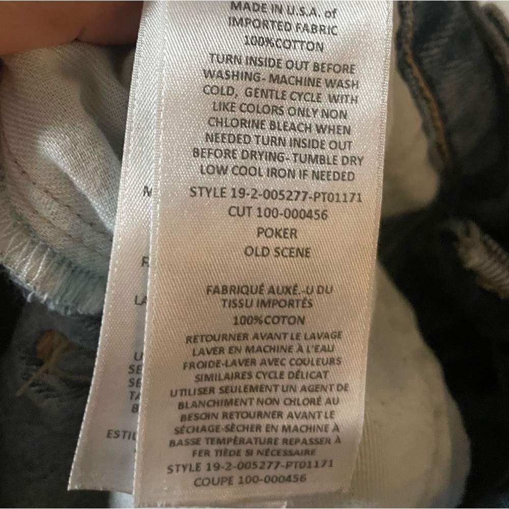 Current /Elliott denim frayed high‎ waist shorts size 27 - Picture 5 of 5